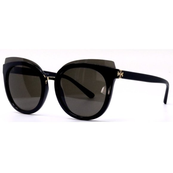 New Tory Burch Cat Eye Black Sunglasses With Case (Tbxx053)